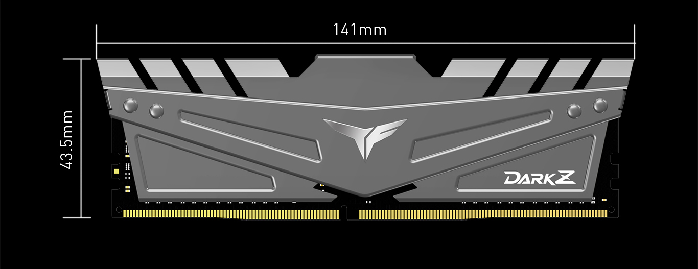 Team T-FORCE DARK Z 16GB (2 x 8GB) DDR4 3200 (PC4 25600) Desktop